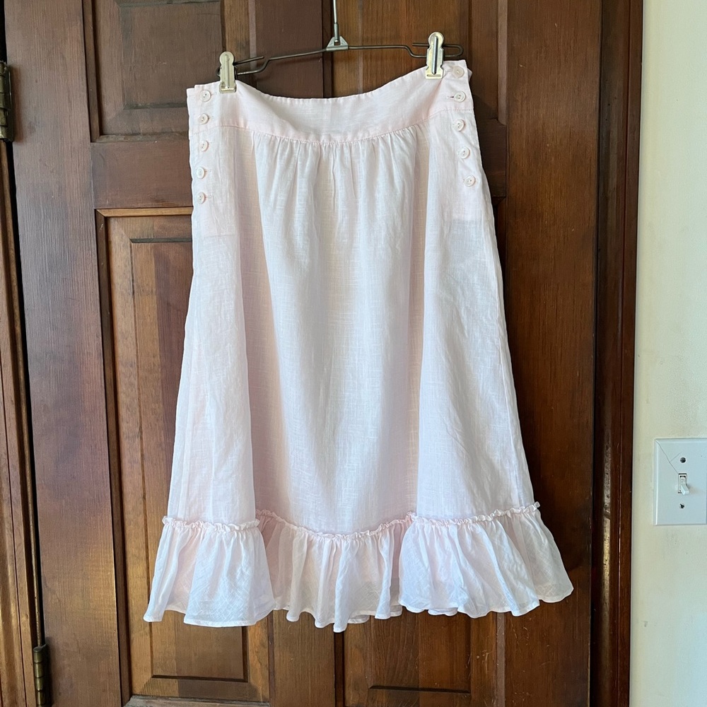 J Crew cotton/linen skirt
